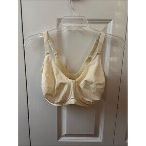 Modern Movement Women's Full-Coverage Cream Bra with Underwire Size 34G